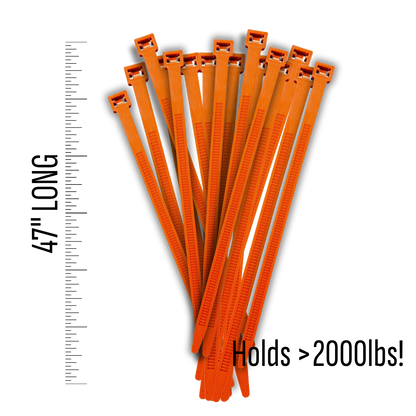 WORLDS LARGEST CABLE TIE WORLDS LARGEST BUNDLE- 25 count