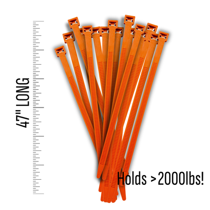 WORLDS LARGEST CABLE TIE WORLDS LARGEST BUNDLE- 25 count