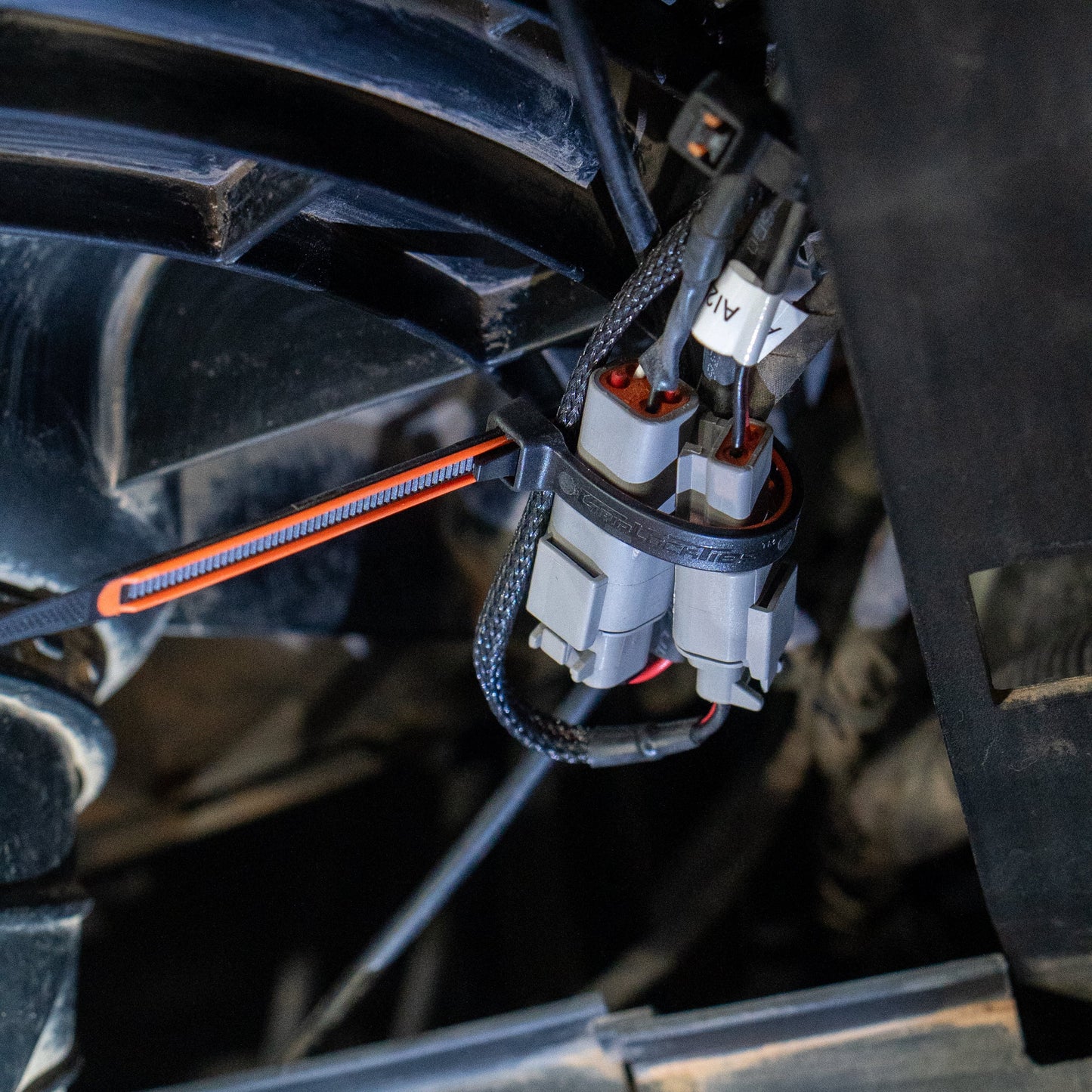 GripLockTies® 12" Rubber-Lined, Reusable Cable Ties - 24 Count