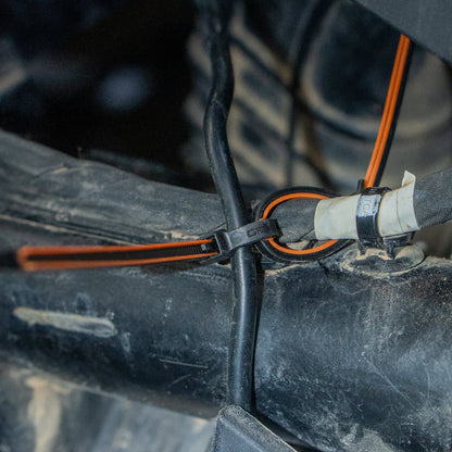 GripLockTies® 12" Rubber-Lined, Reusable Cable Ties - 48 Count