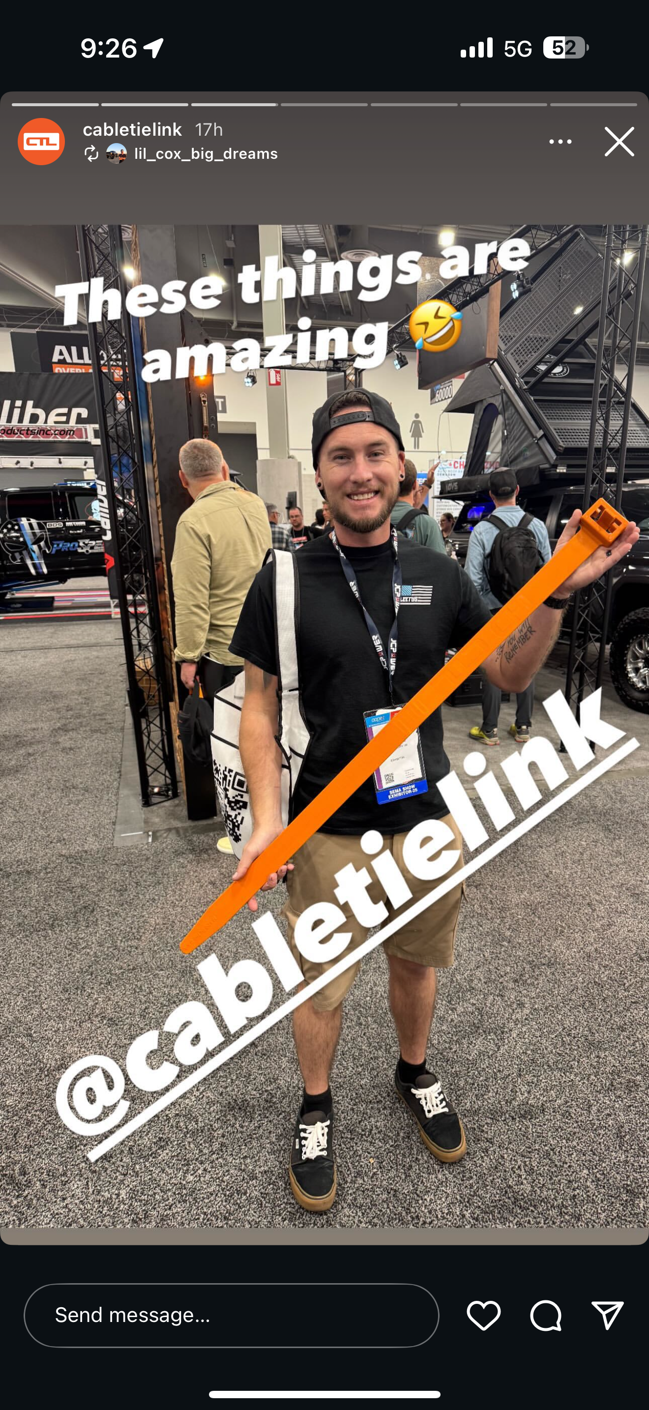 47" HD CABLE TIE - Worlds Largest & Strongest Cable Tie