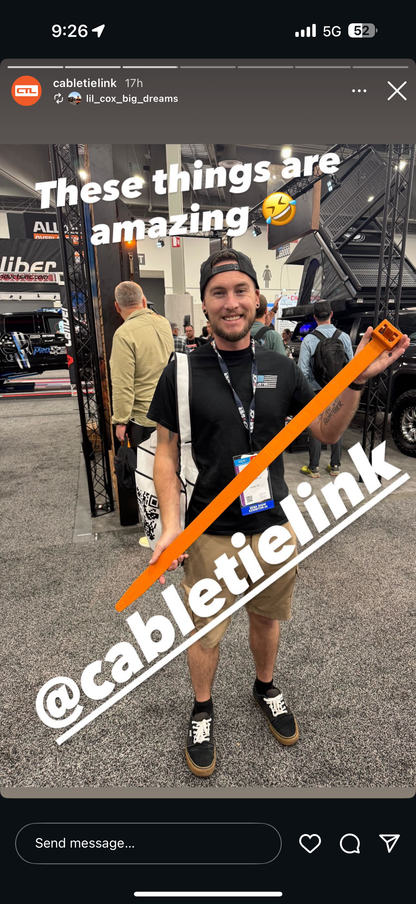 47" HD CABLE TIE - Worlds Largest & Strongest Cable Tie