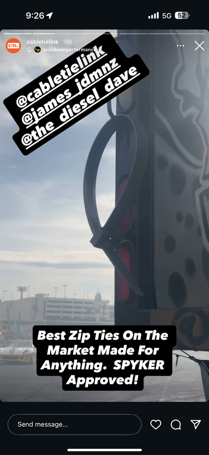 47" HD CABLE TIE - Worlds Largest & Strongest Cable Tie